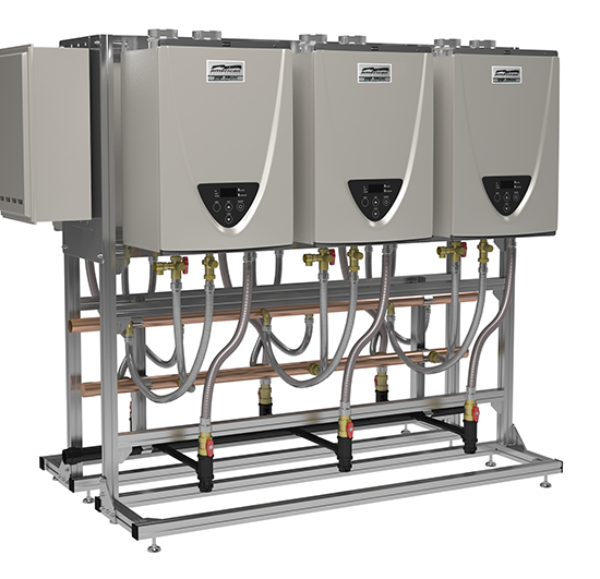 Commercial Tankless Rack Systems | American Water Heaters