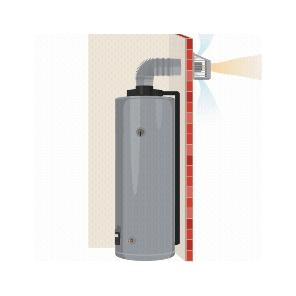 Direct Vent gas water heater diagram