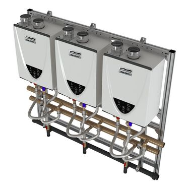 MCI-CRS-33WM-P - Commercial Indoor Tankless Rack System - Wall Mount - 597,000 BTUs