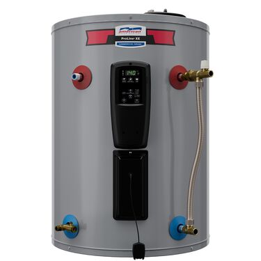 Proline&reg; X Split Heat Pump 50-Gallon Lowboy Water Heater Tank with Top T&P Valve