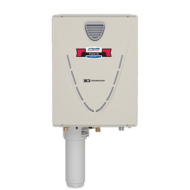 Series Discontinued: Condensing Ultra-Low NOx Outdoor 199,000 BTU Natural Gas Tankless Water Heater with X3 Scale Prevention Technology