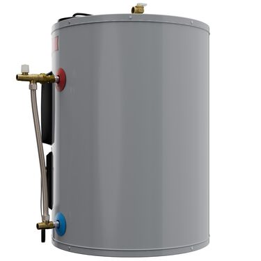 Proline&reg; X Split Heat Pump 50-Gallon Lowboy Water Heater Tank with Top T&P Valve