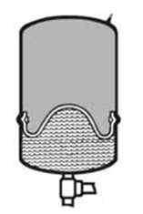 Hold Cycle*
Pump-cutoff pressure is attained.
Diaphragm reaches its uppermost
position. Reservoir is now filled to
its rated capacity.