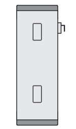 commercial electric tank simple illustration
